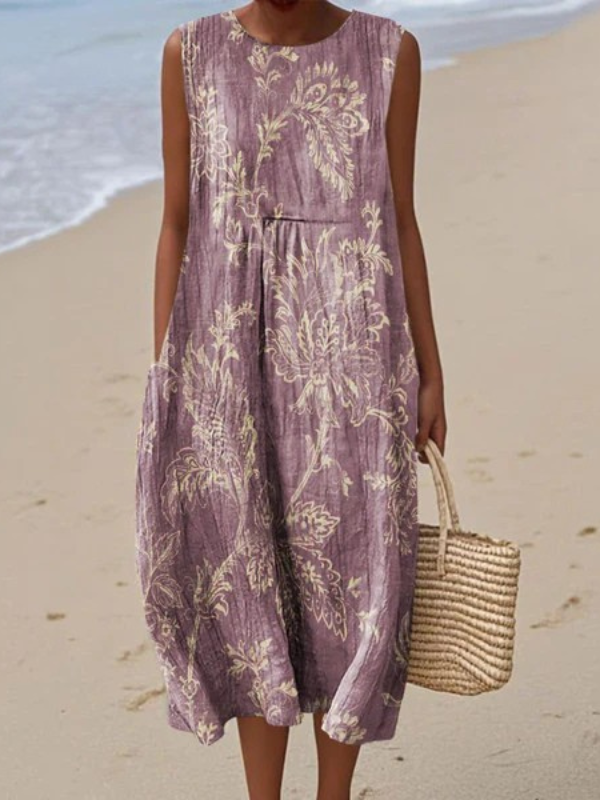 Sundberg | Midi-klänning med blommönster